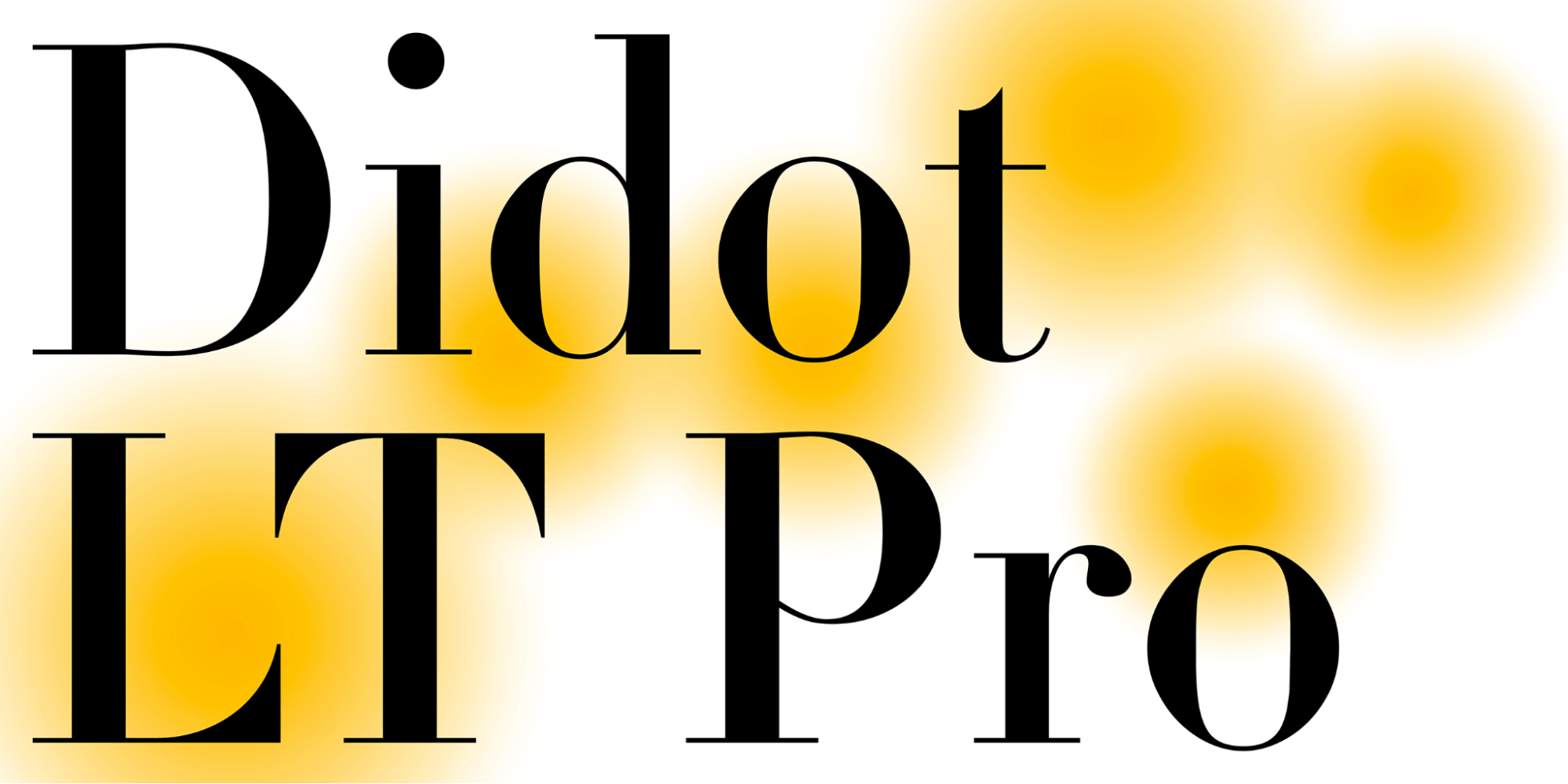 Example of Didot fonts