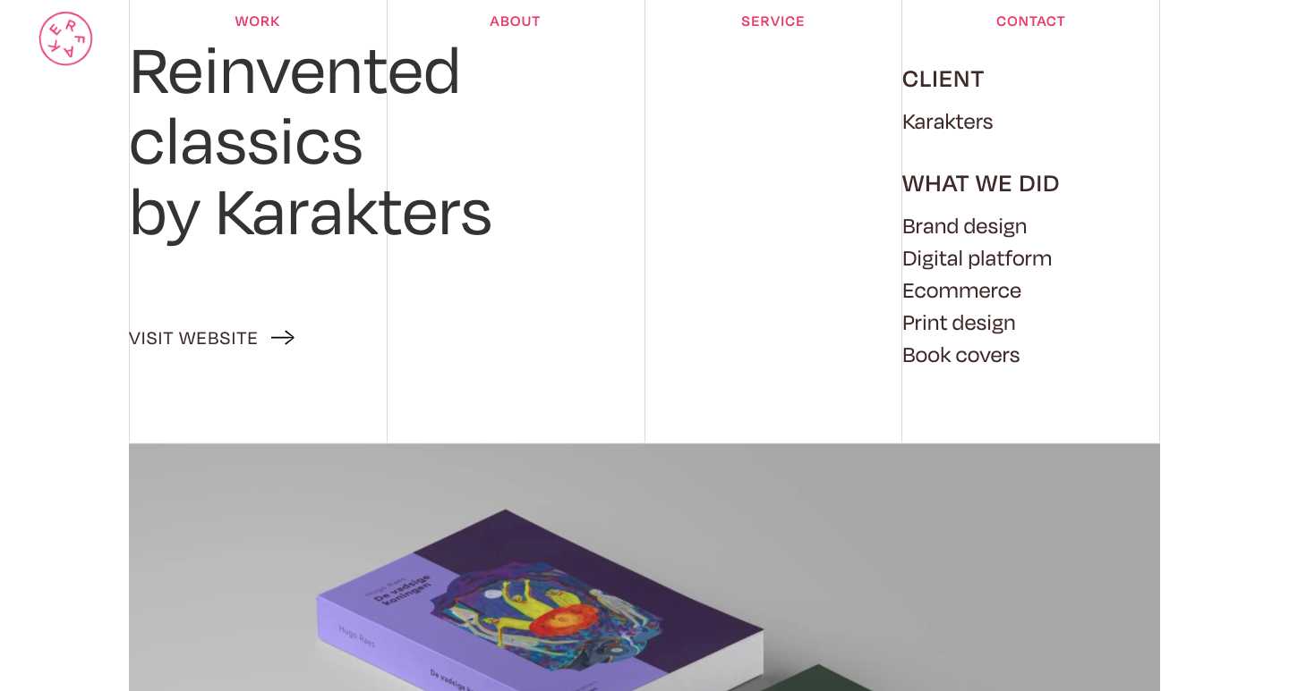 Faker's use case page for Karakters a project involving classic books.