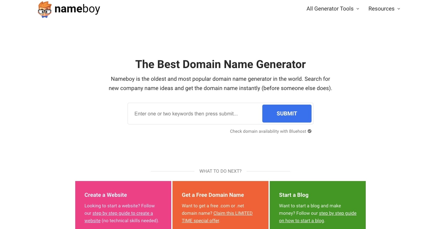 nameboy domain generator