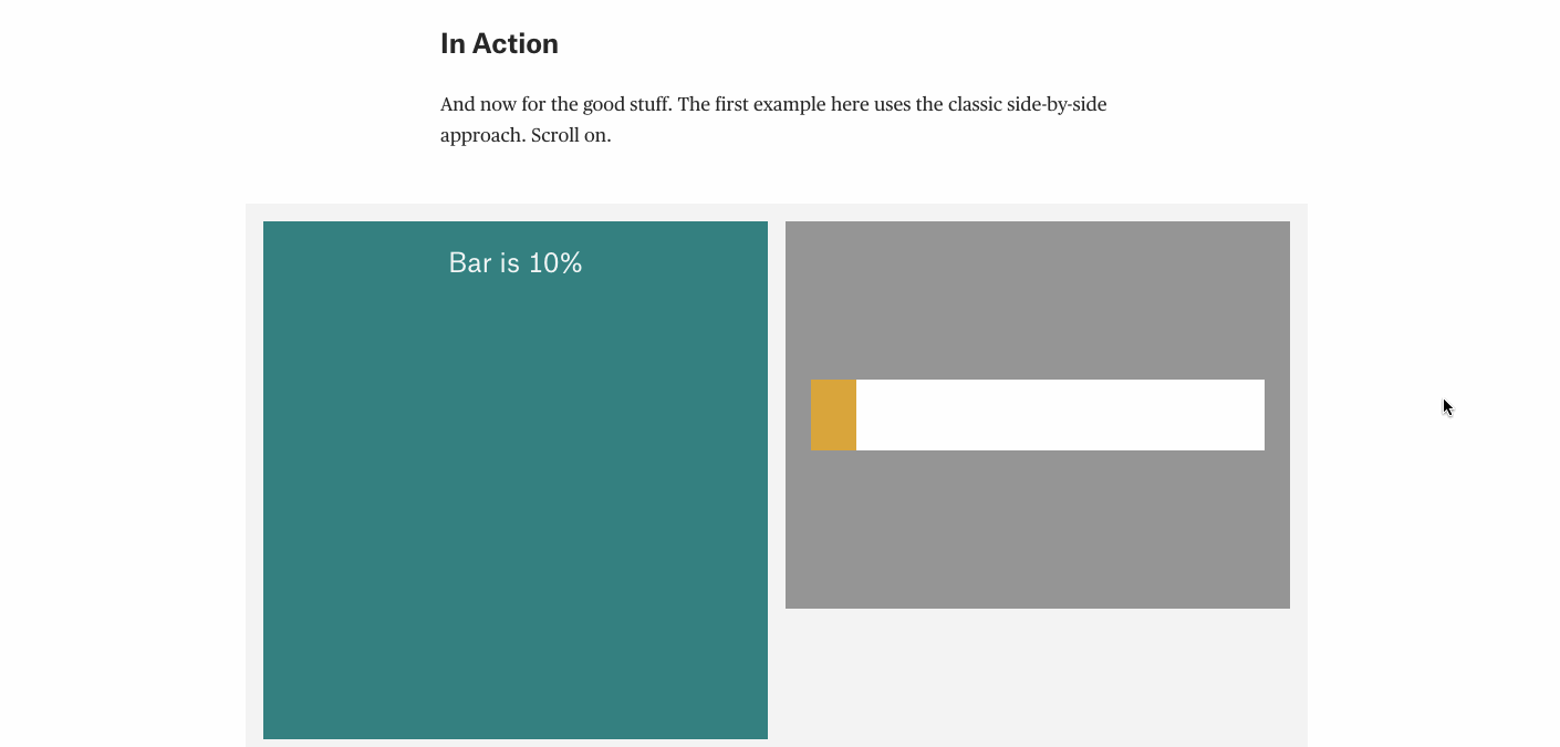 position sticky effect