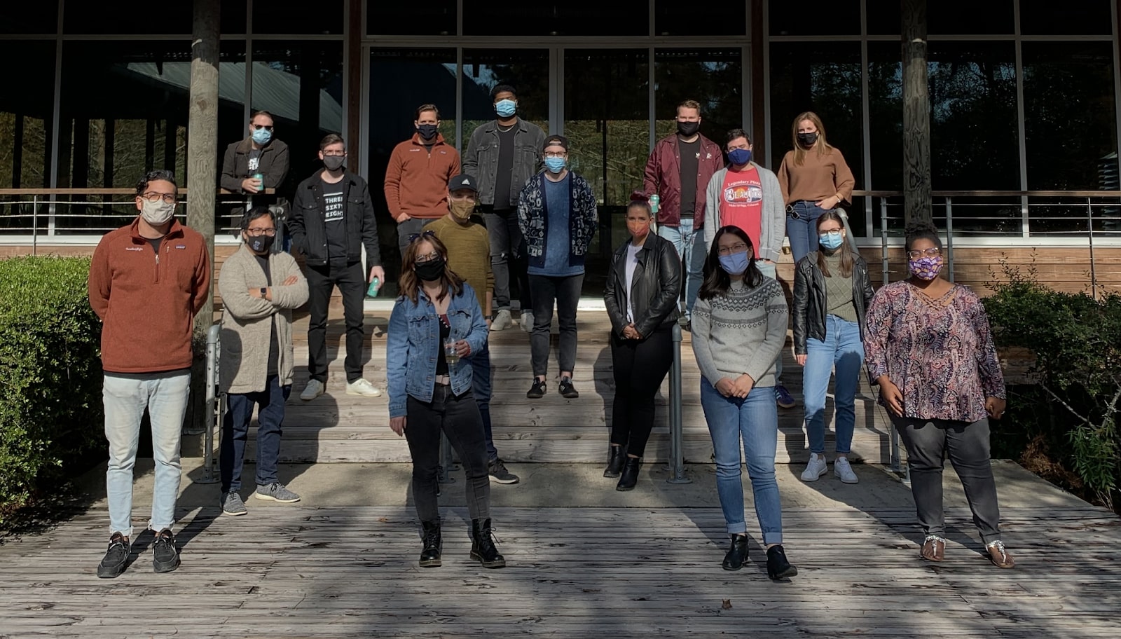 An image of some of the ThreeSixtyEight team.