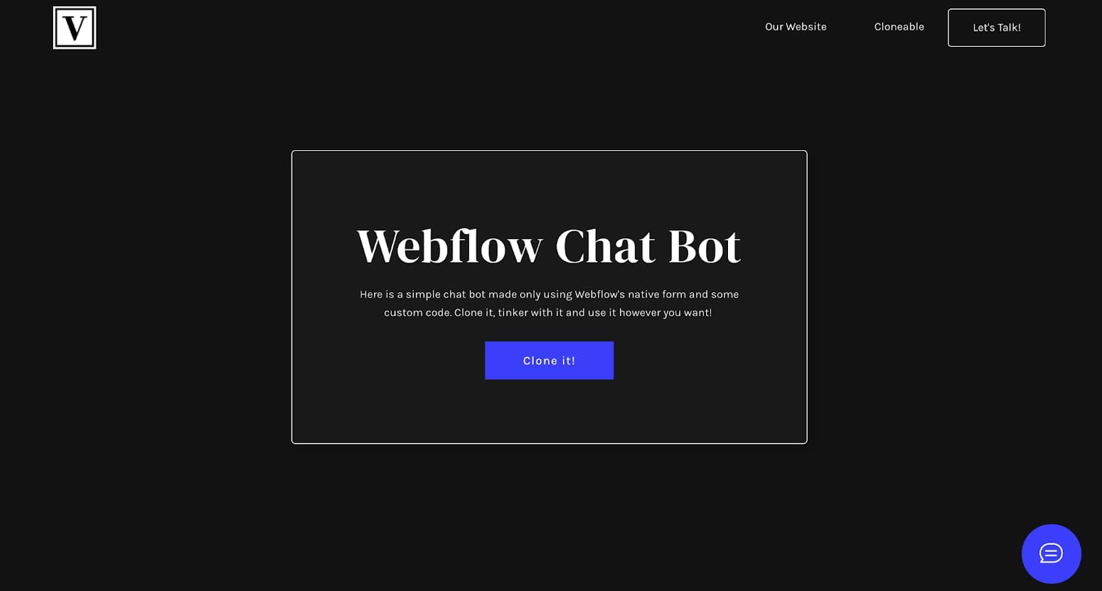 A Webflow project using the DM Serif Display font.