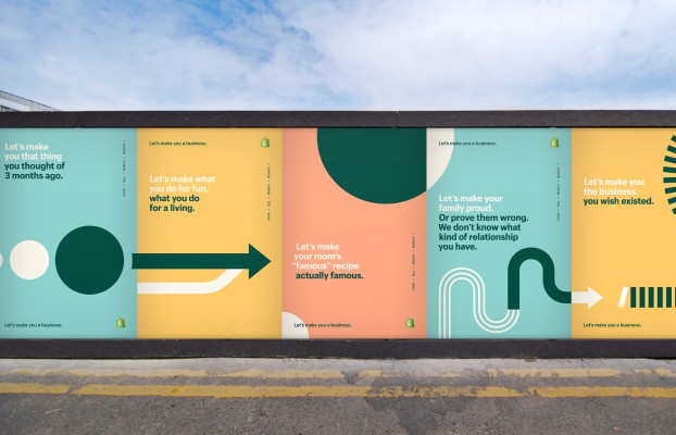 Shopify's "Let's Make You a Business" campaign