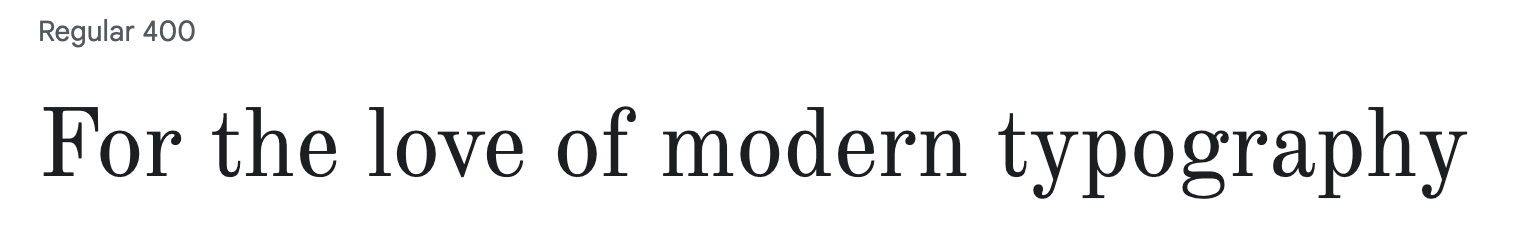 Sample text of Old Standard TT.