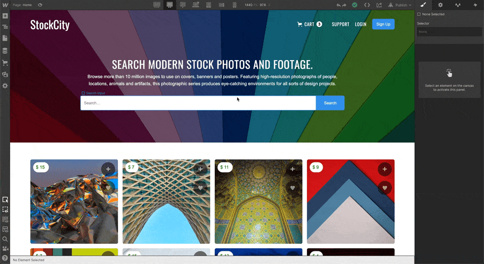 Webflow Ecommerce digital downloads