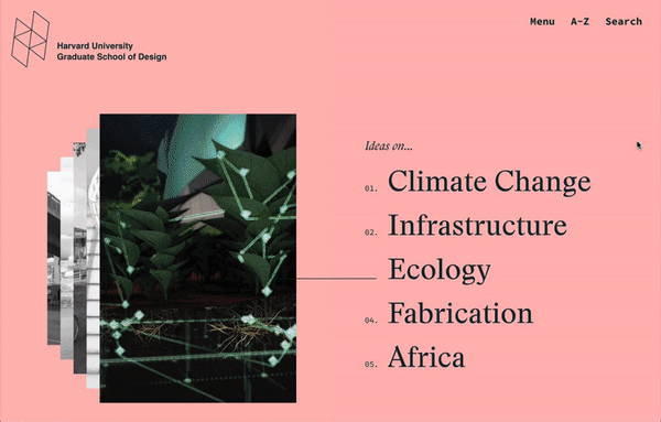 harvard graduate school of design page