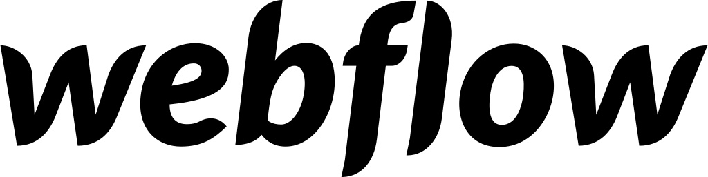An image of the Webflow wordmark logo.