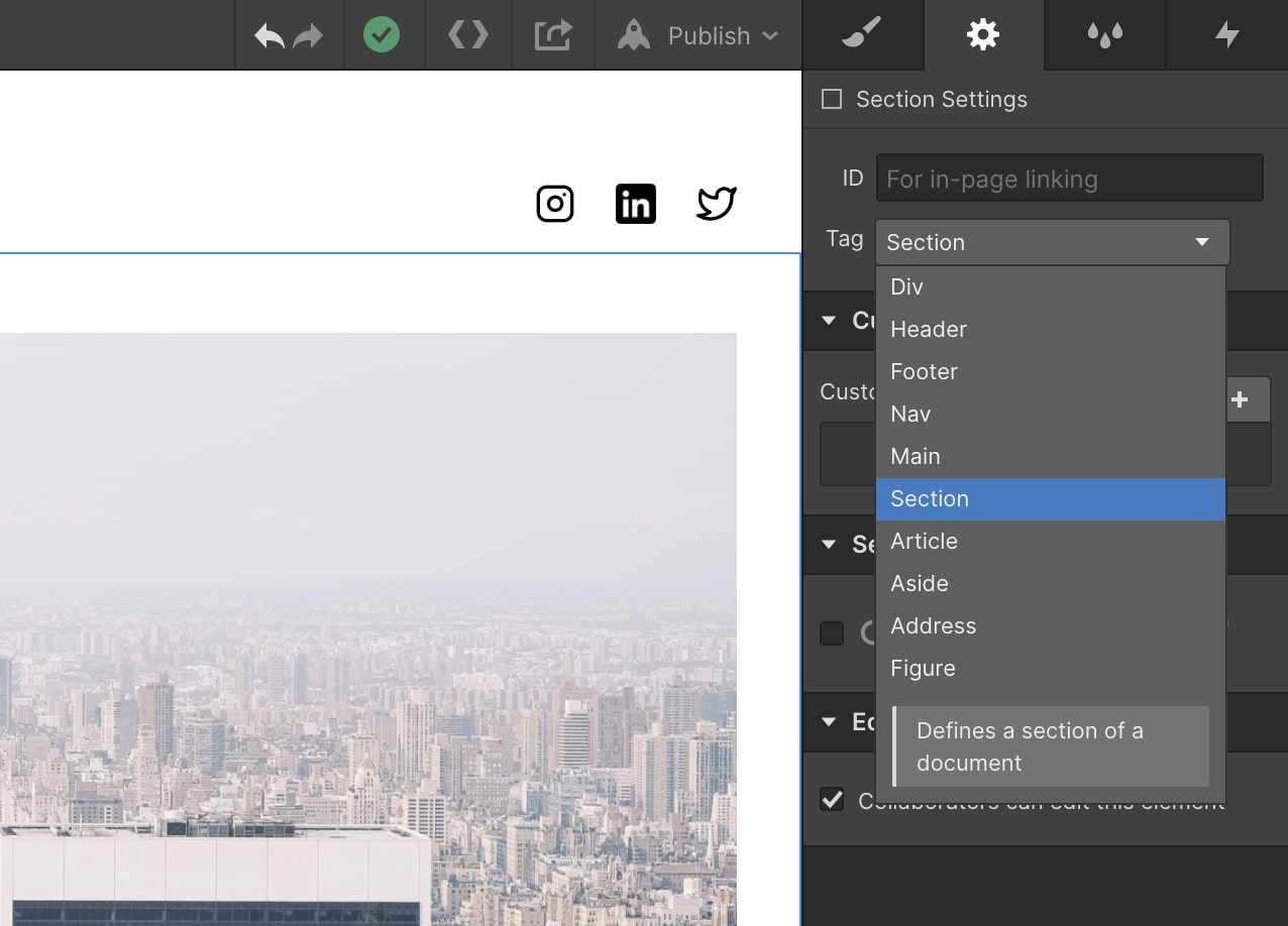 html5 tagging ui