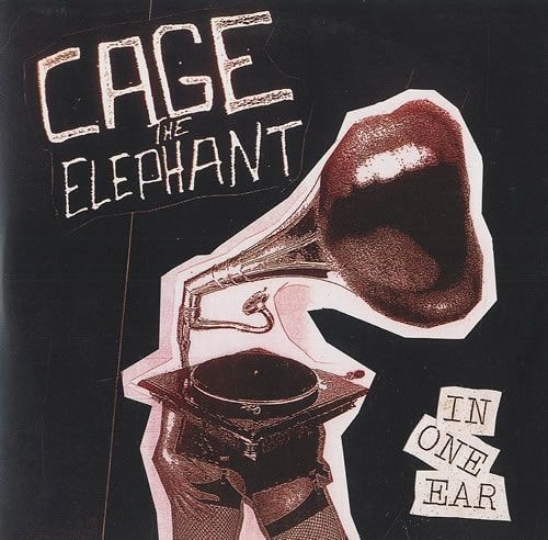 art for Cage the Elephant’s single “In One Ear” released in 2008.