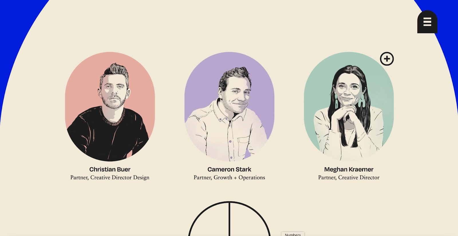 A collection of illustrated images showing the partners of the Hard Work Club.