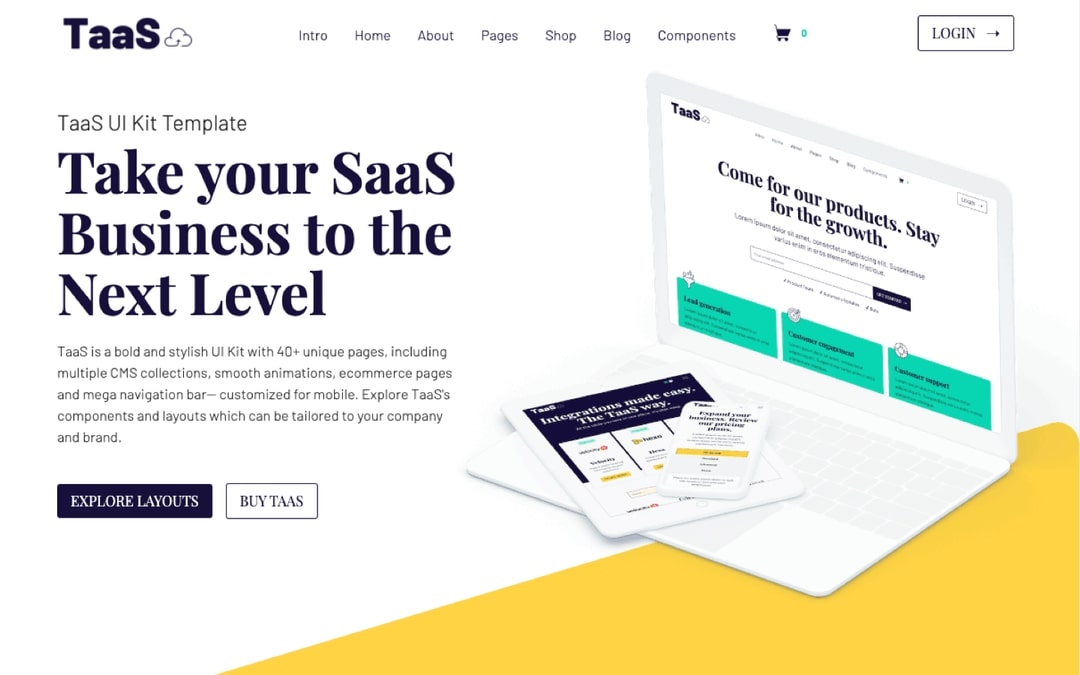 An image of the TaaS template.