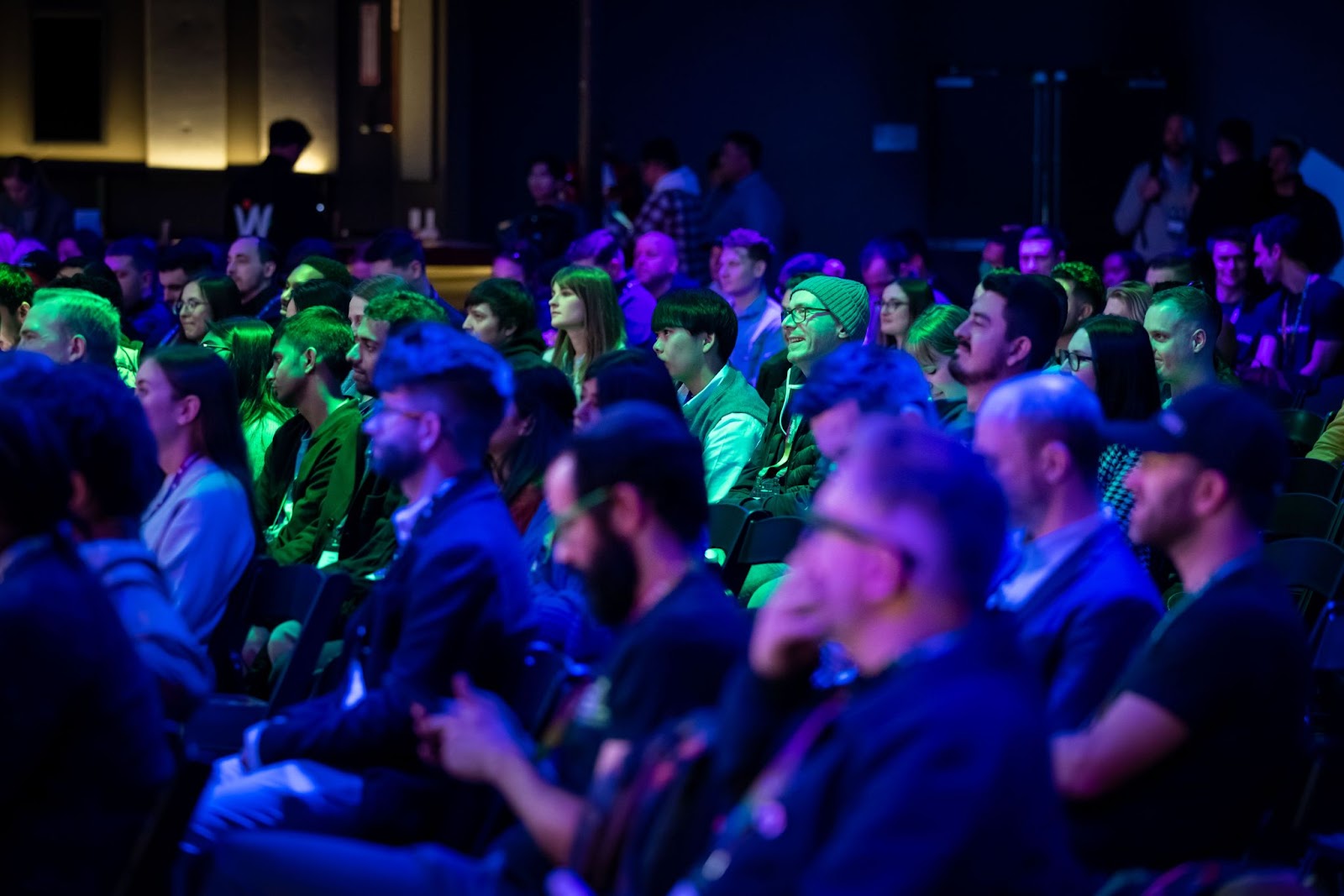 An image of the crowd at Webflow Conf 2022.