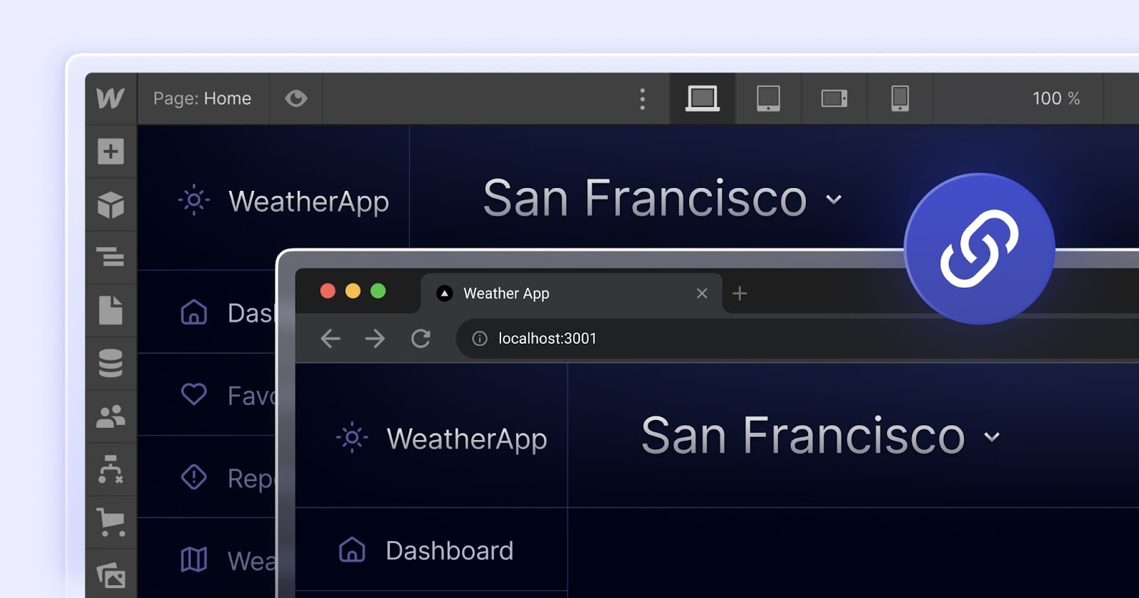 An image showcasing how you can use DevLink to connect marketing and product.