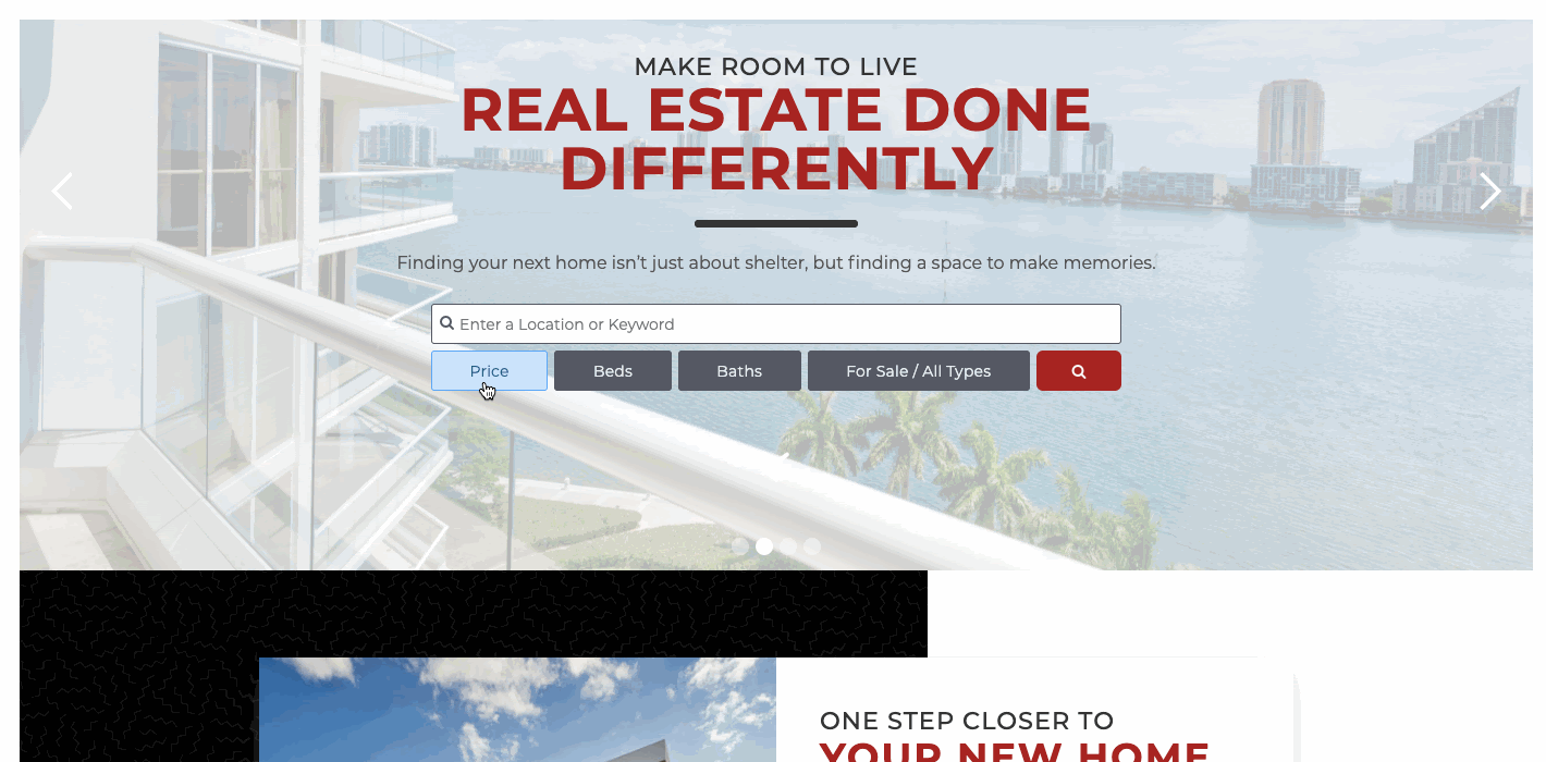 gif of Group Open Doors' website