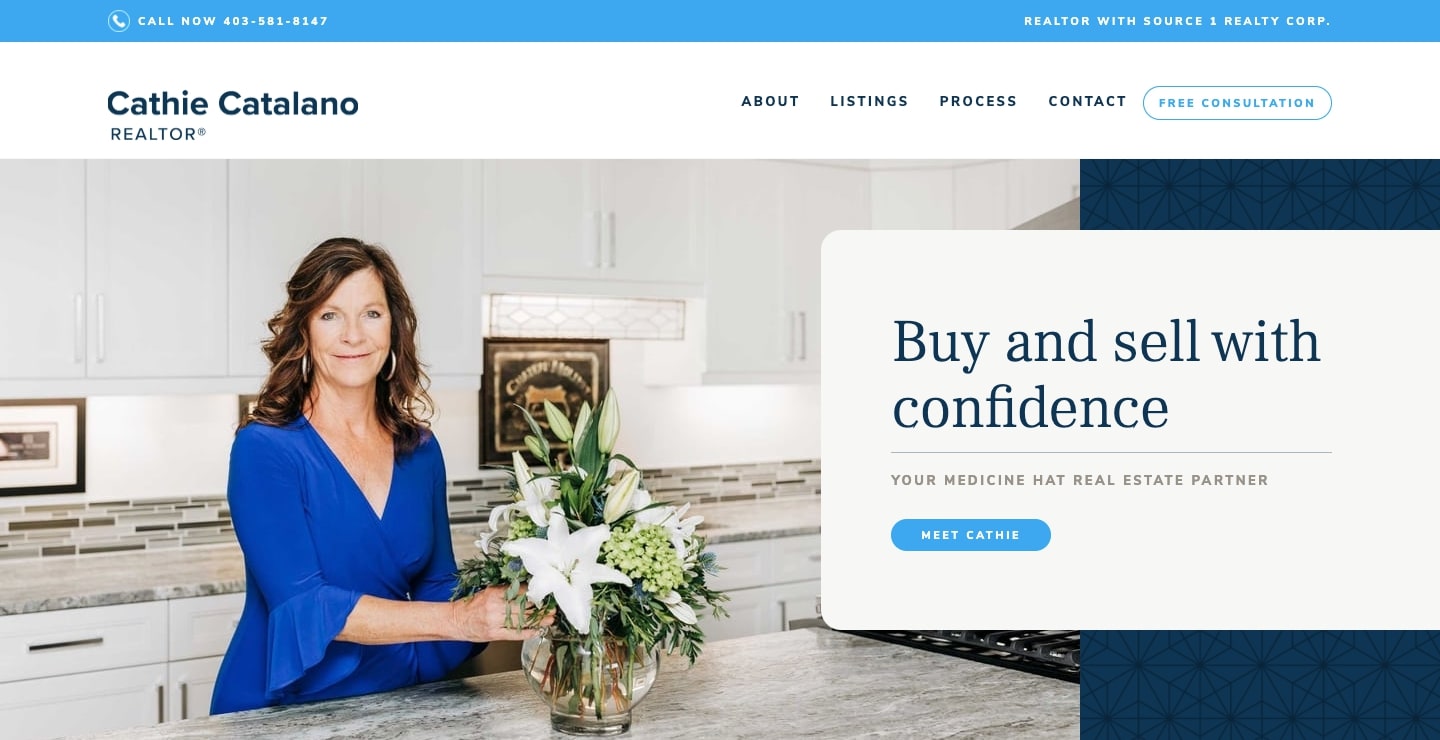 Cathie Catalano's real estate website