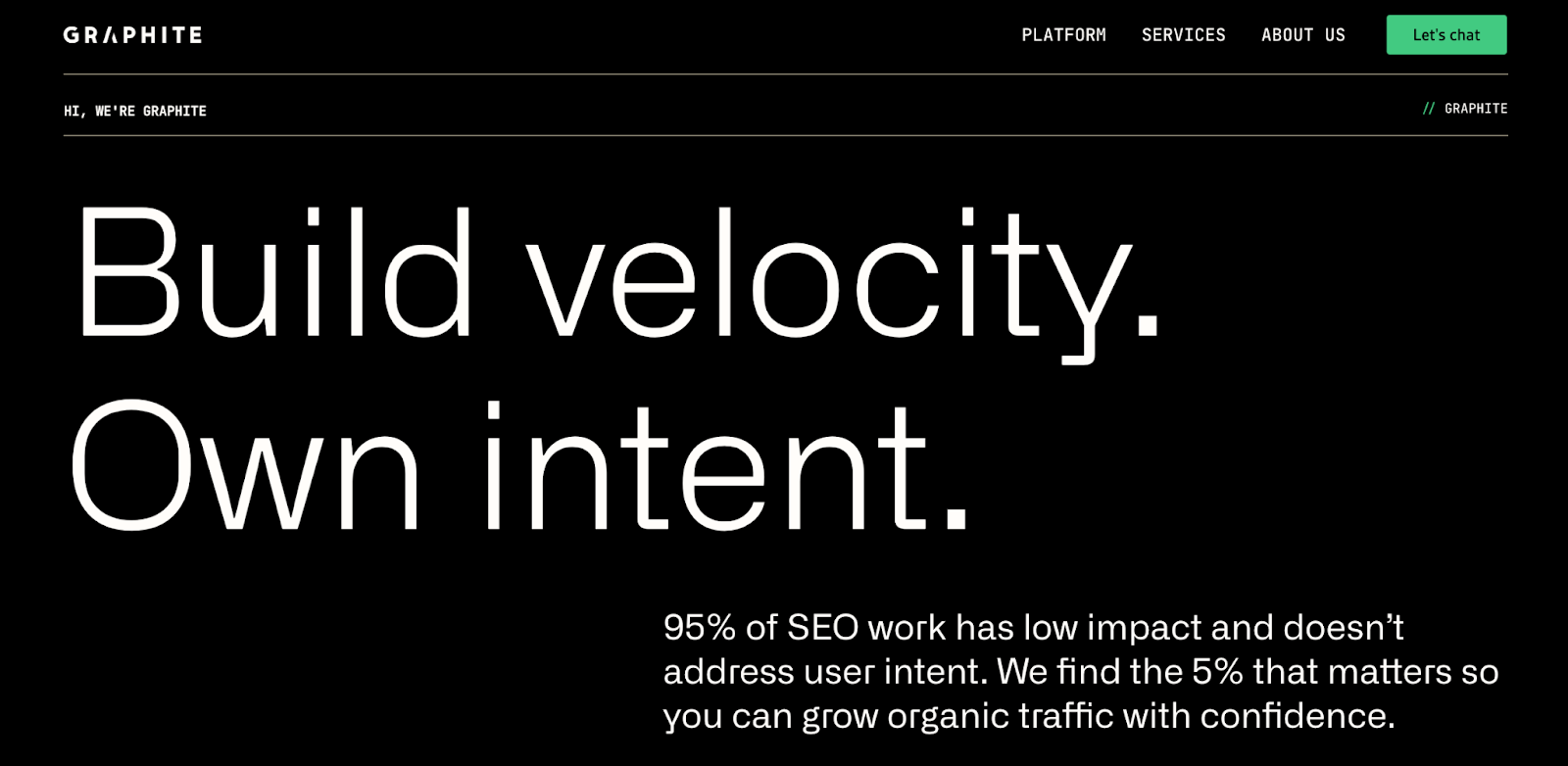 Graphite homepage