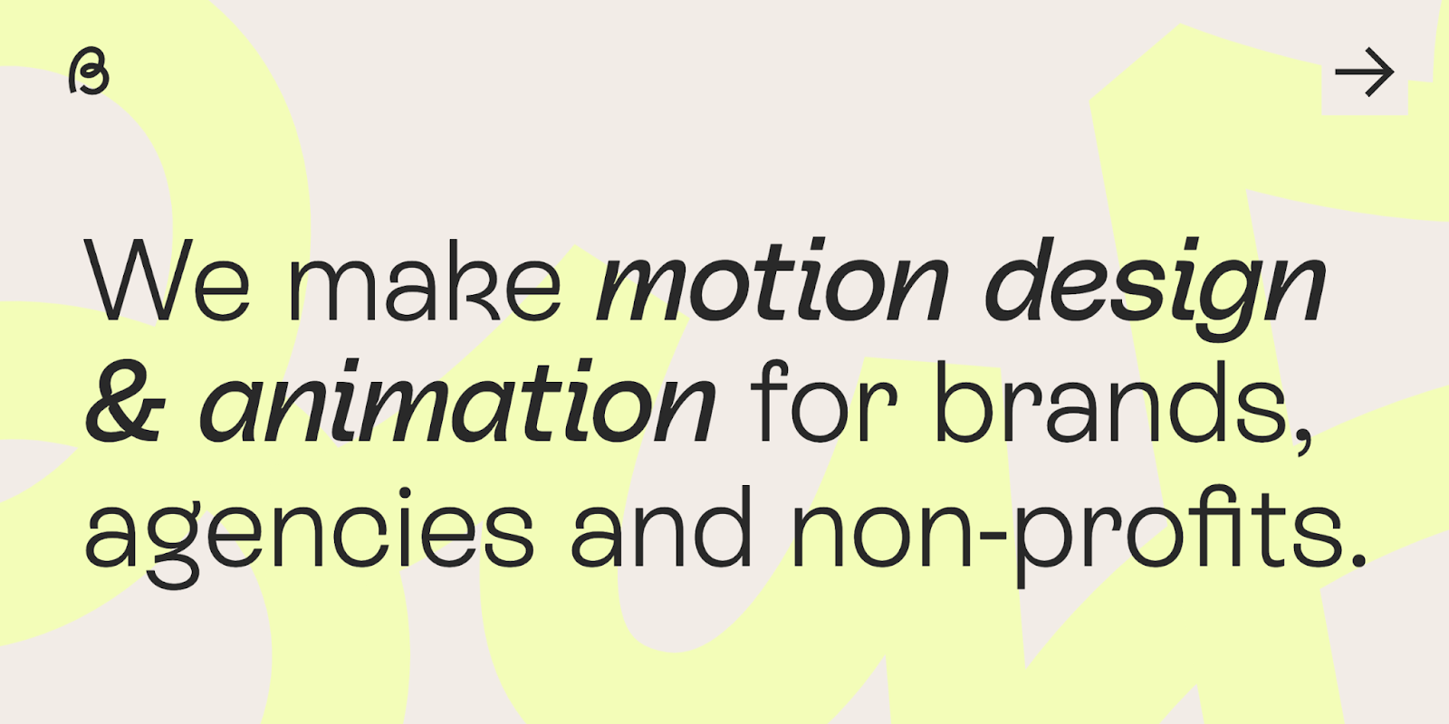 Buff Motion homepage