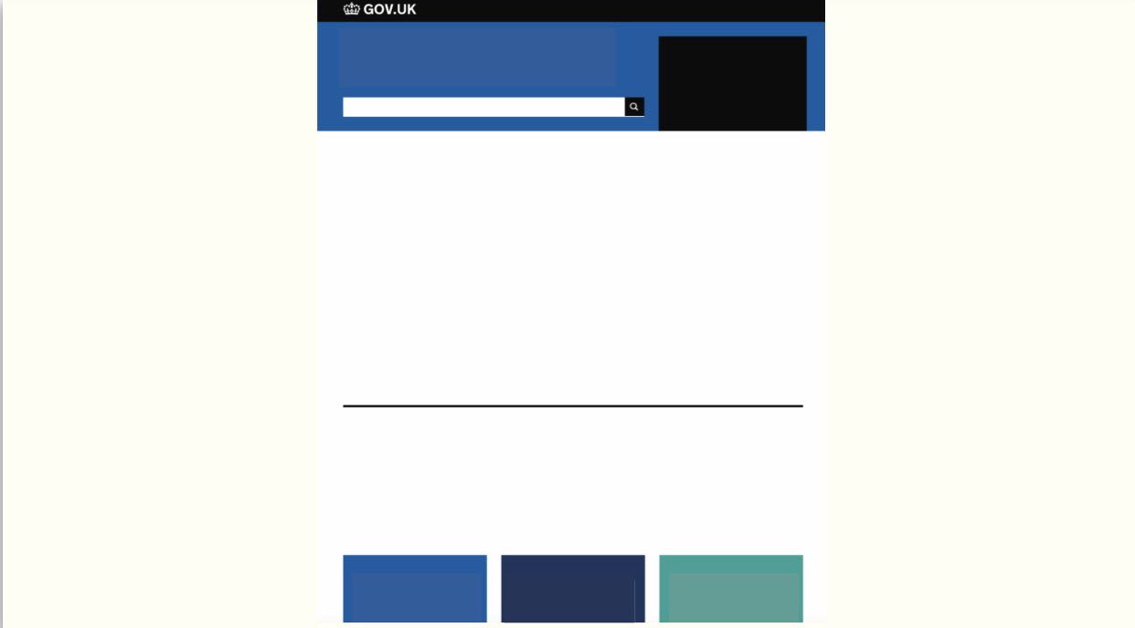 blank website