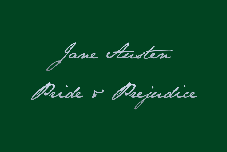 Jane Austen font sample