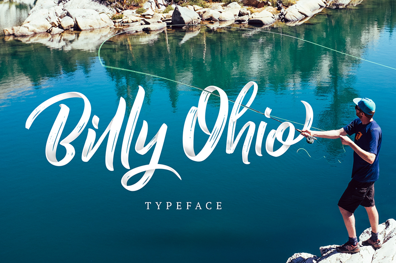 Billy Ohio font sample