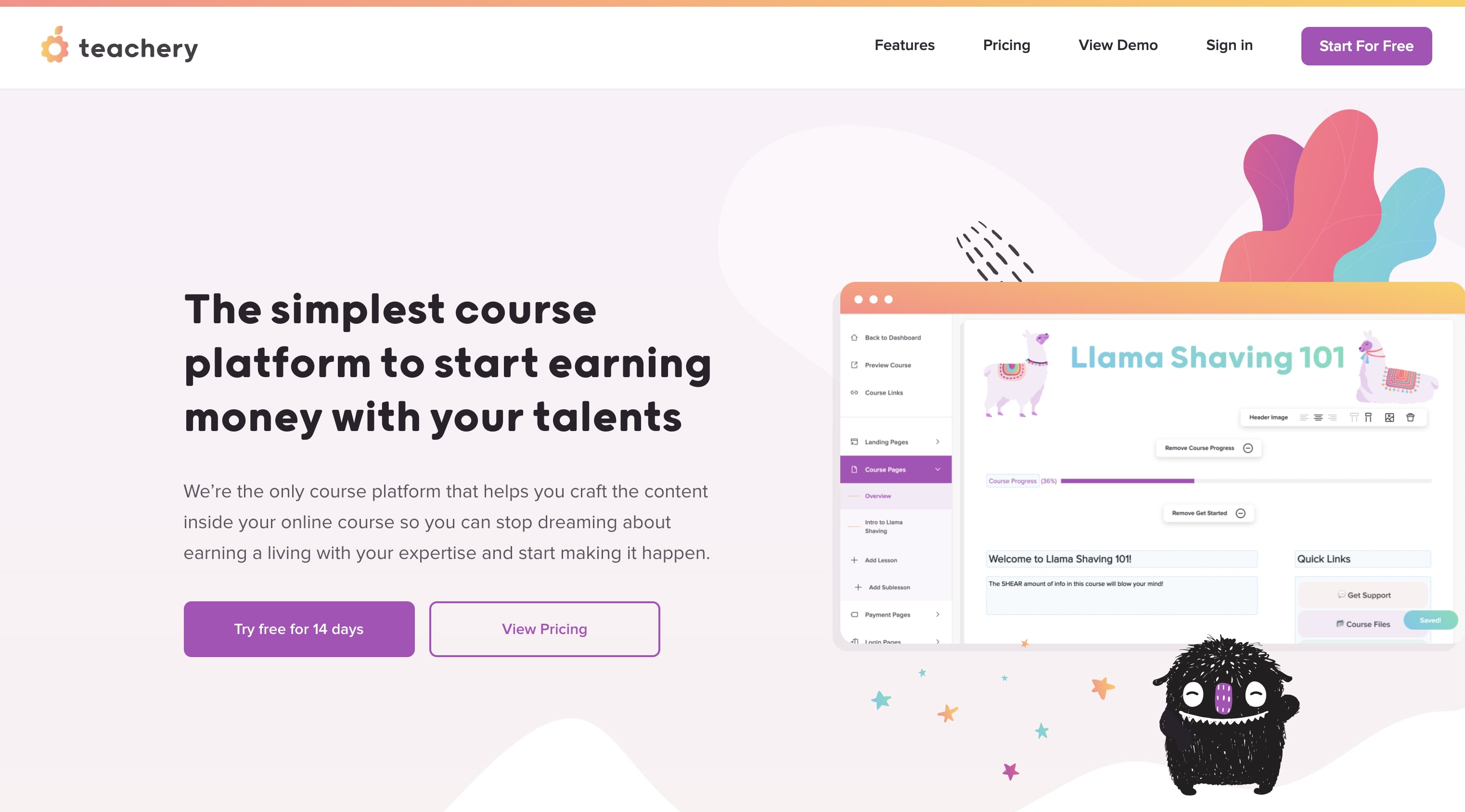 An image of the Teachery website.