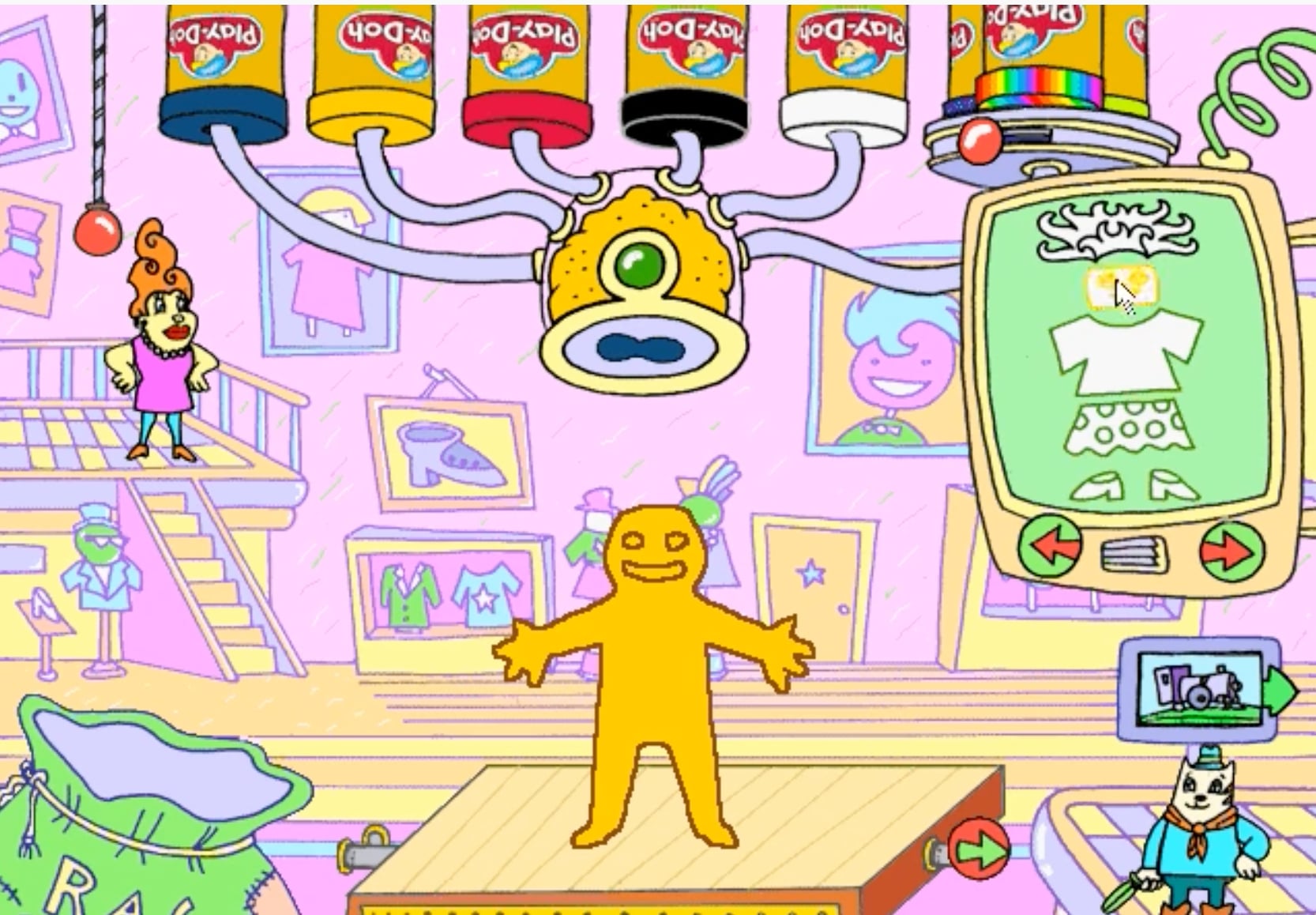 An image of the Play-Doh Creations computer game.