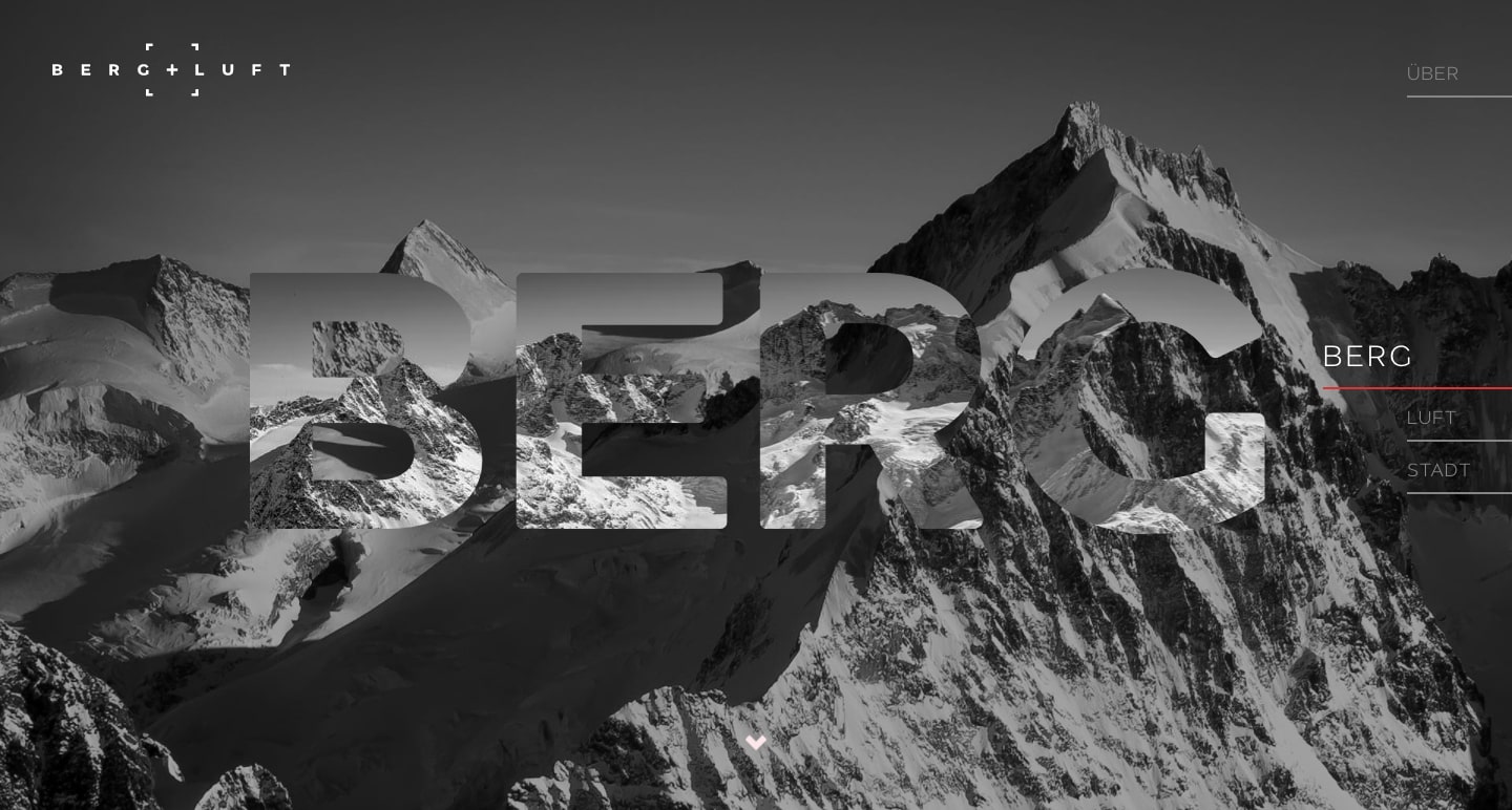 An image of Marcel Dubacher's portfolio website.