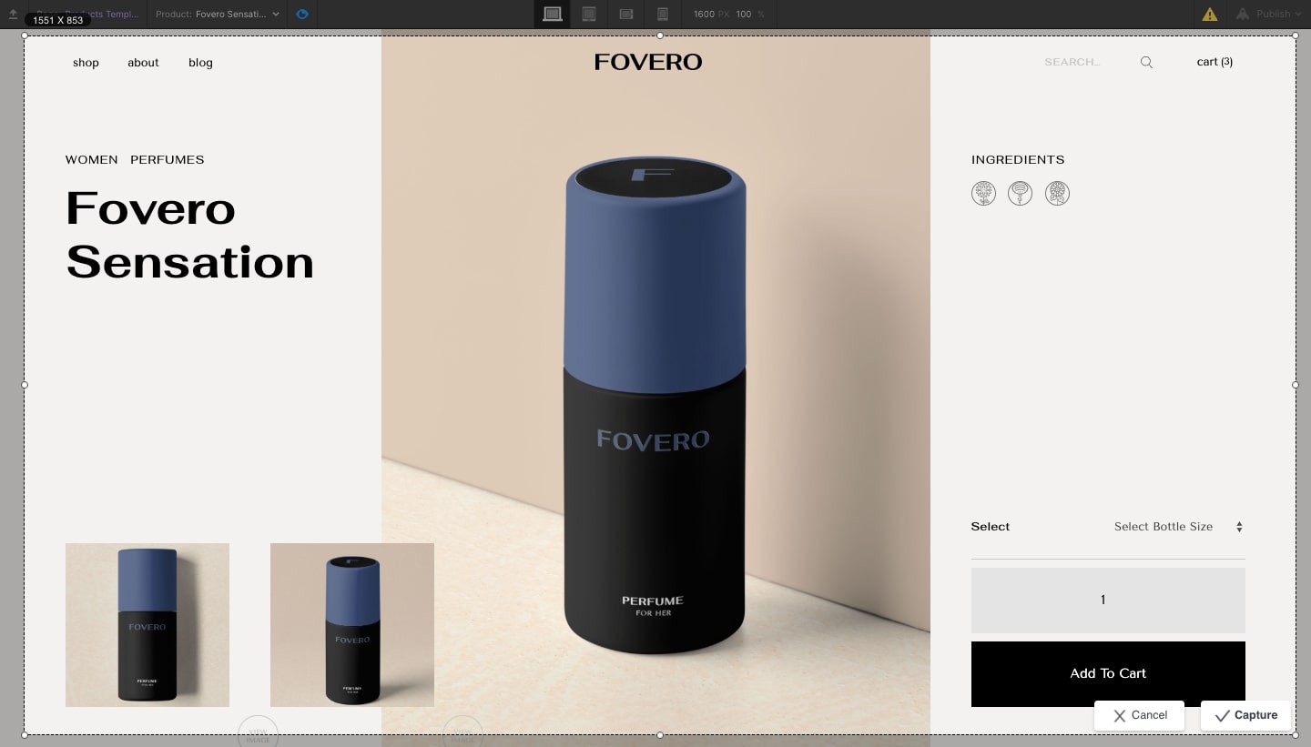 fovero product page