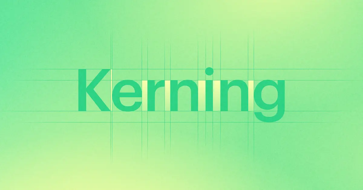 An intro to kerning for designers