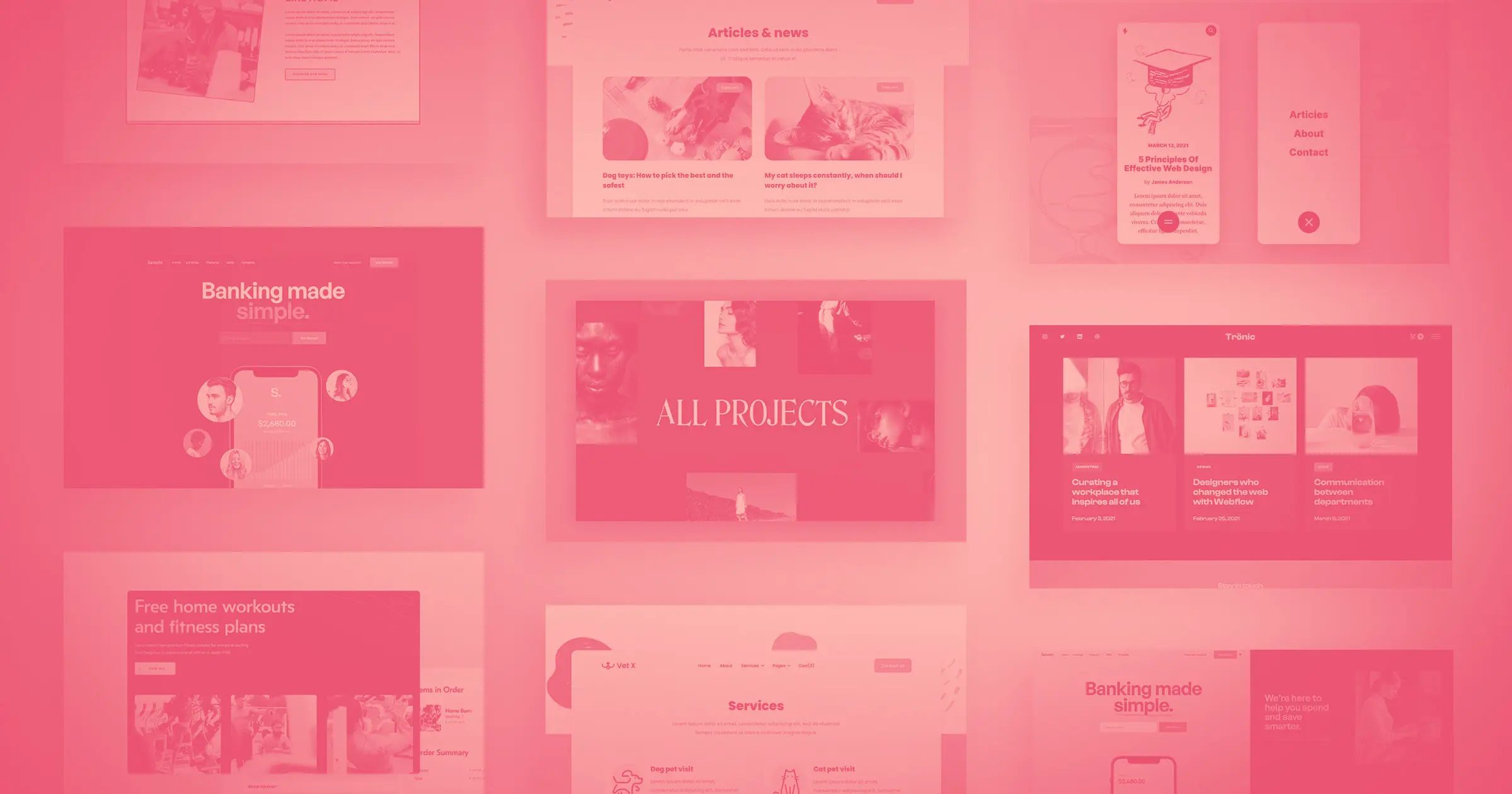 7 simple website templates you should use for your next project