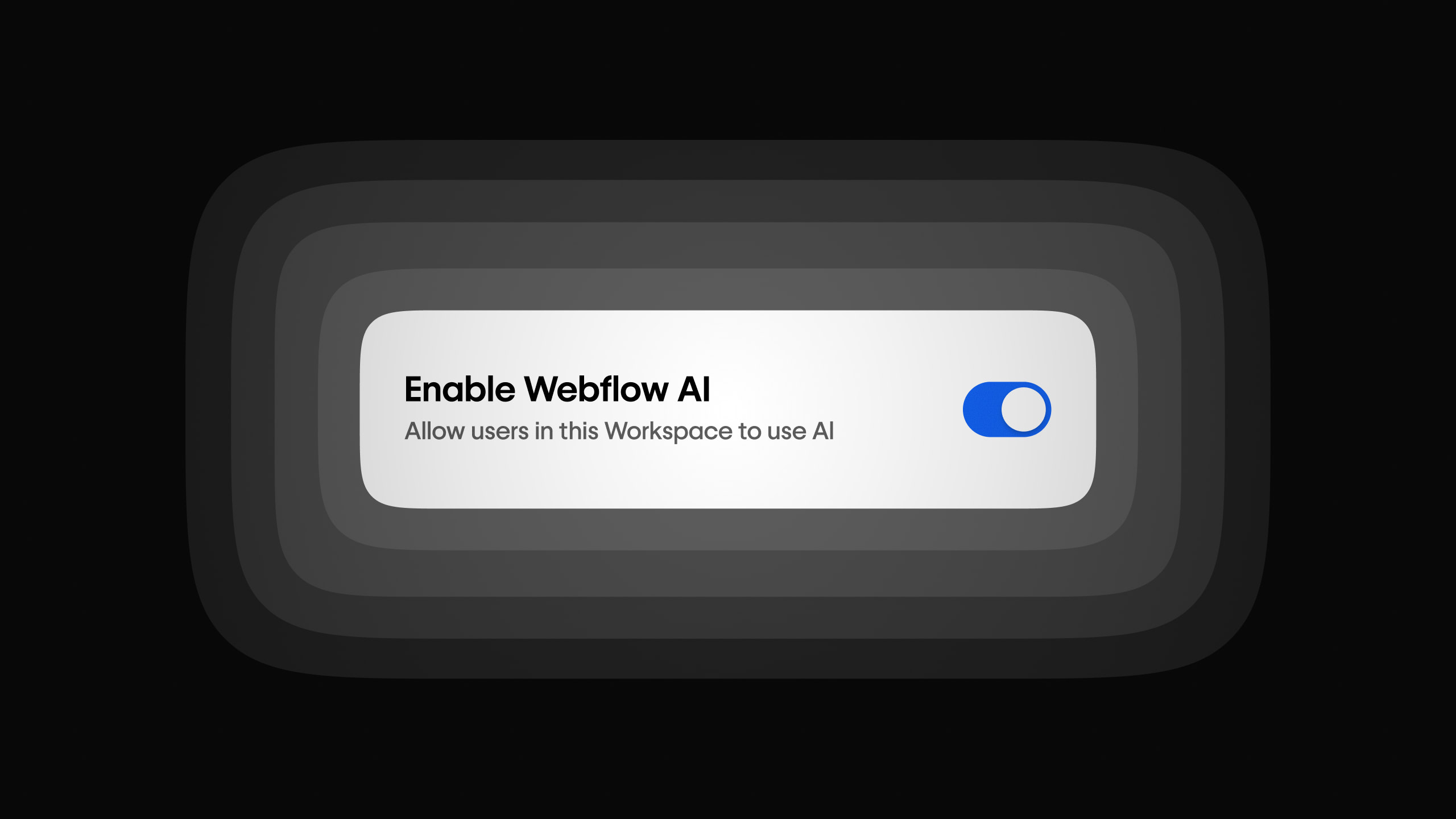 Webflow AI is now enabled by default on Enterprise