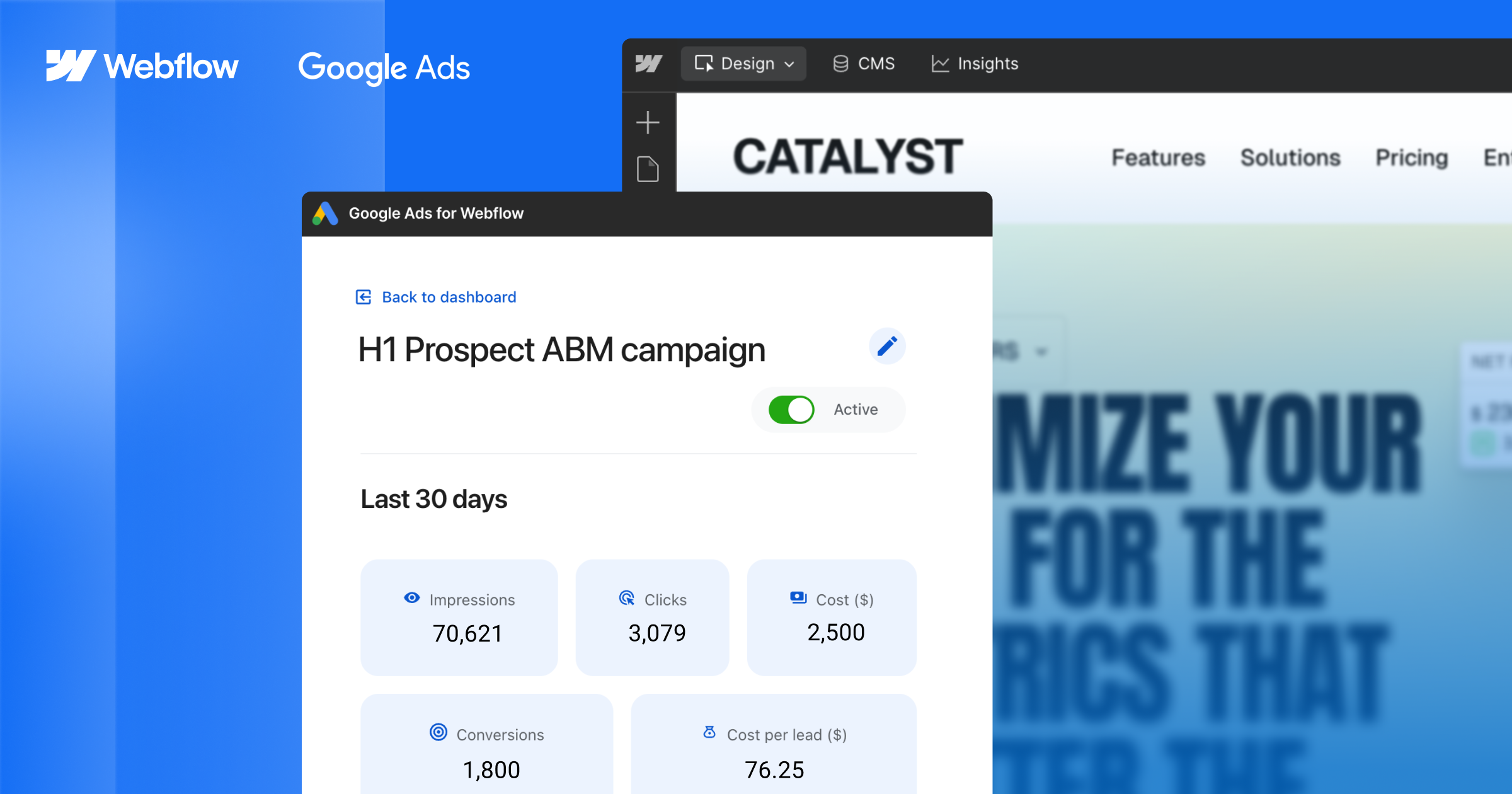 Introducing Google Ads for Webflow: The AI-driven way to grow smarter and faster