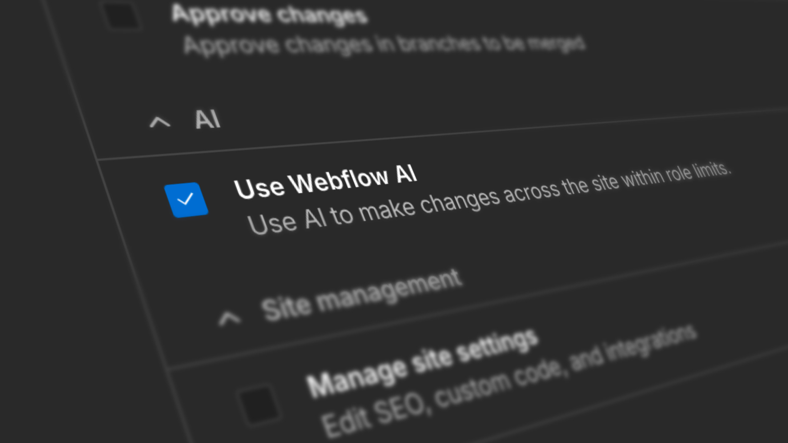 Control who can use Webflow AI in your workspace