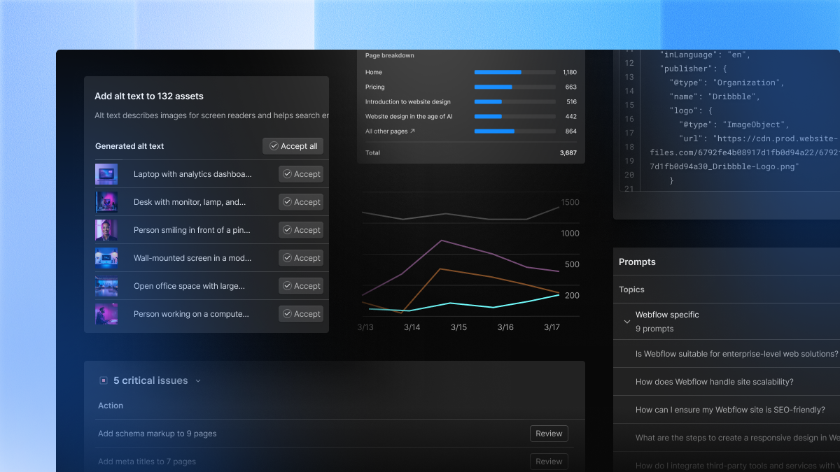 Webflow AEO: Now available for Enterprise