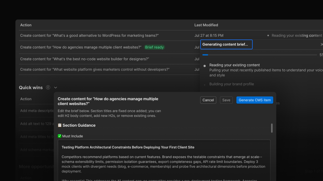 Now available: AEO content optimization agents
