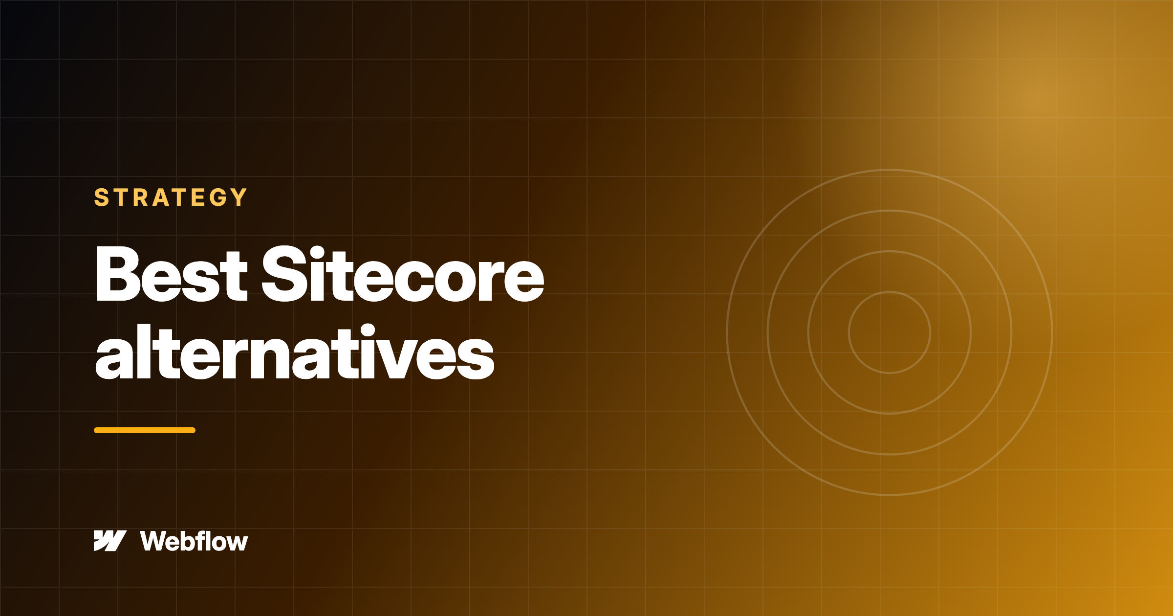 The best Sitecore alternatives — Webflow