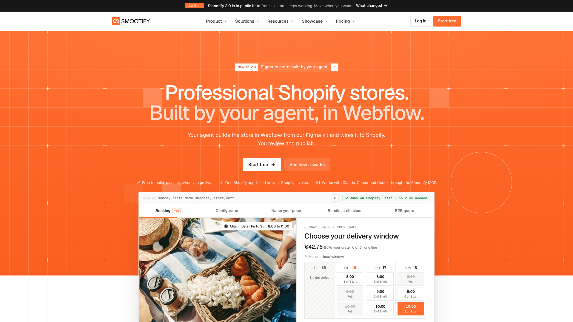 Smootify homepage showing Smootify 2.0