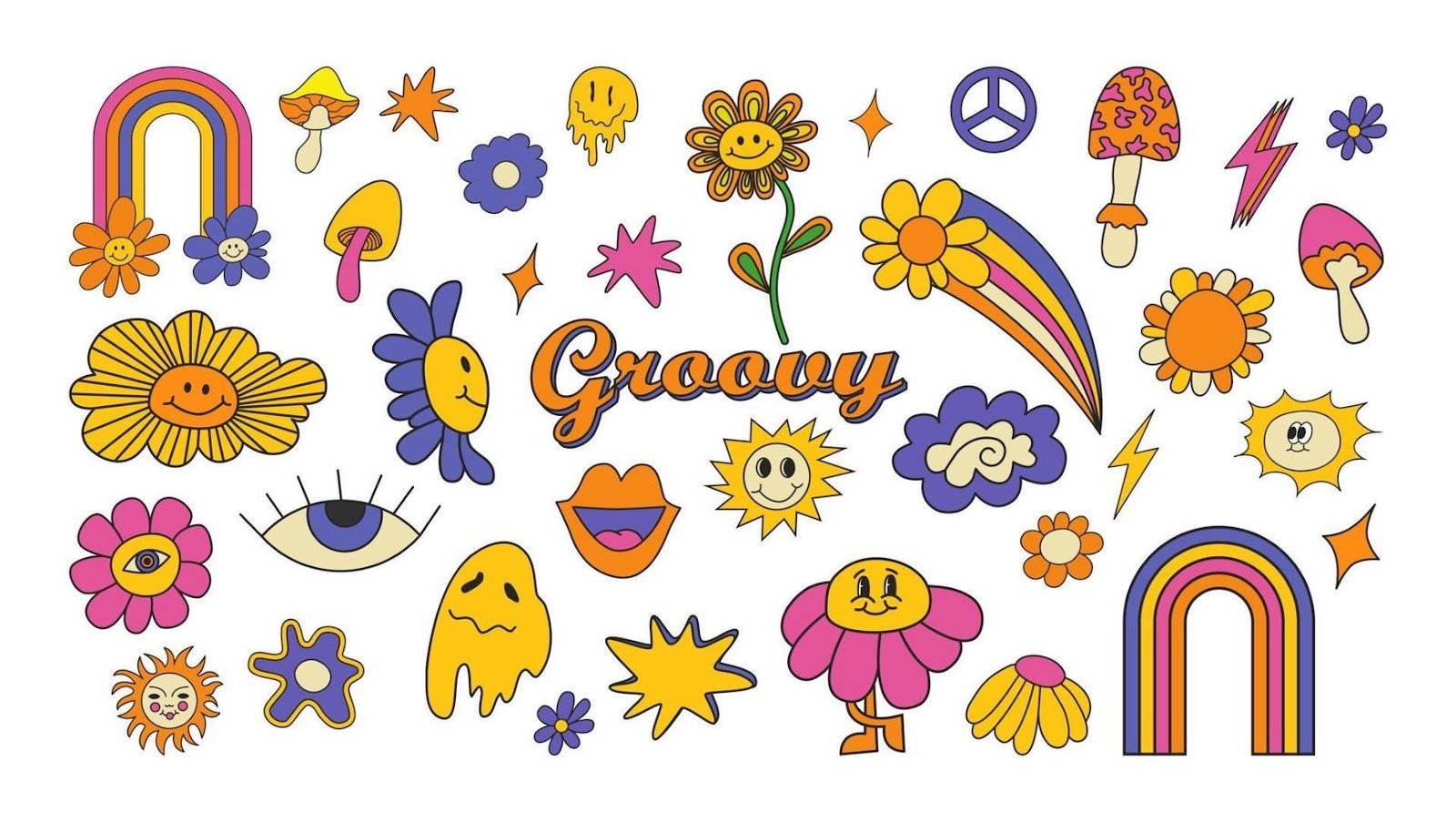 Groovy Icons Vector Art, Icons, and Graphics for Free Download