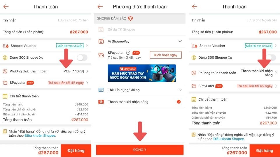 Cách đổi phương thức thanh toán trên Shopee dễ dàng, nhanh chóng
