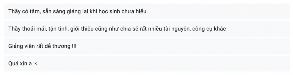 Feedback học viên khoá UI Design
