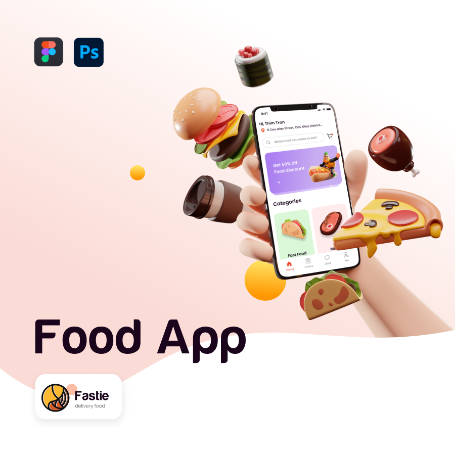 Sản phẩm học viên Khoá Mobile App Design #27 - Trần Thị Thim