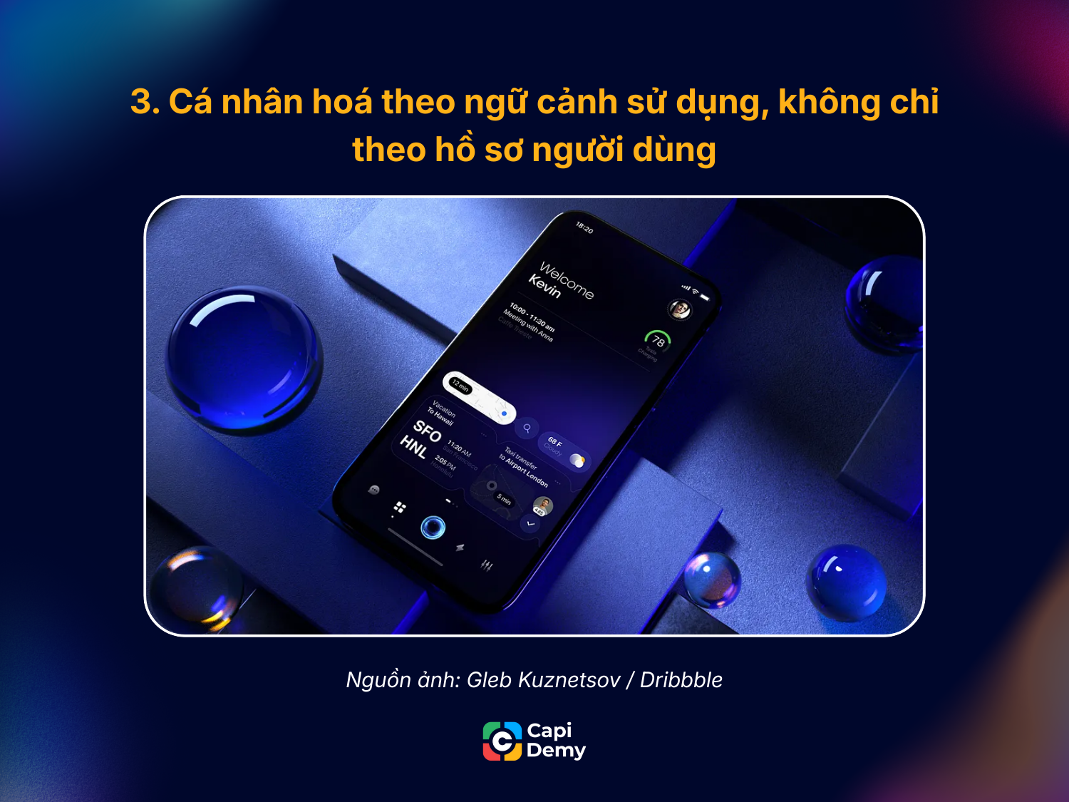 Cùng một người, nhưng ở những thời điểm khác nhau, trải nghiệm có thể được điều chỉnh để phù hợp hơn, thay vì giữ một giao diện cố định.