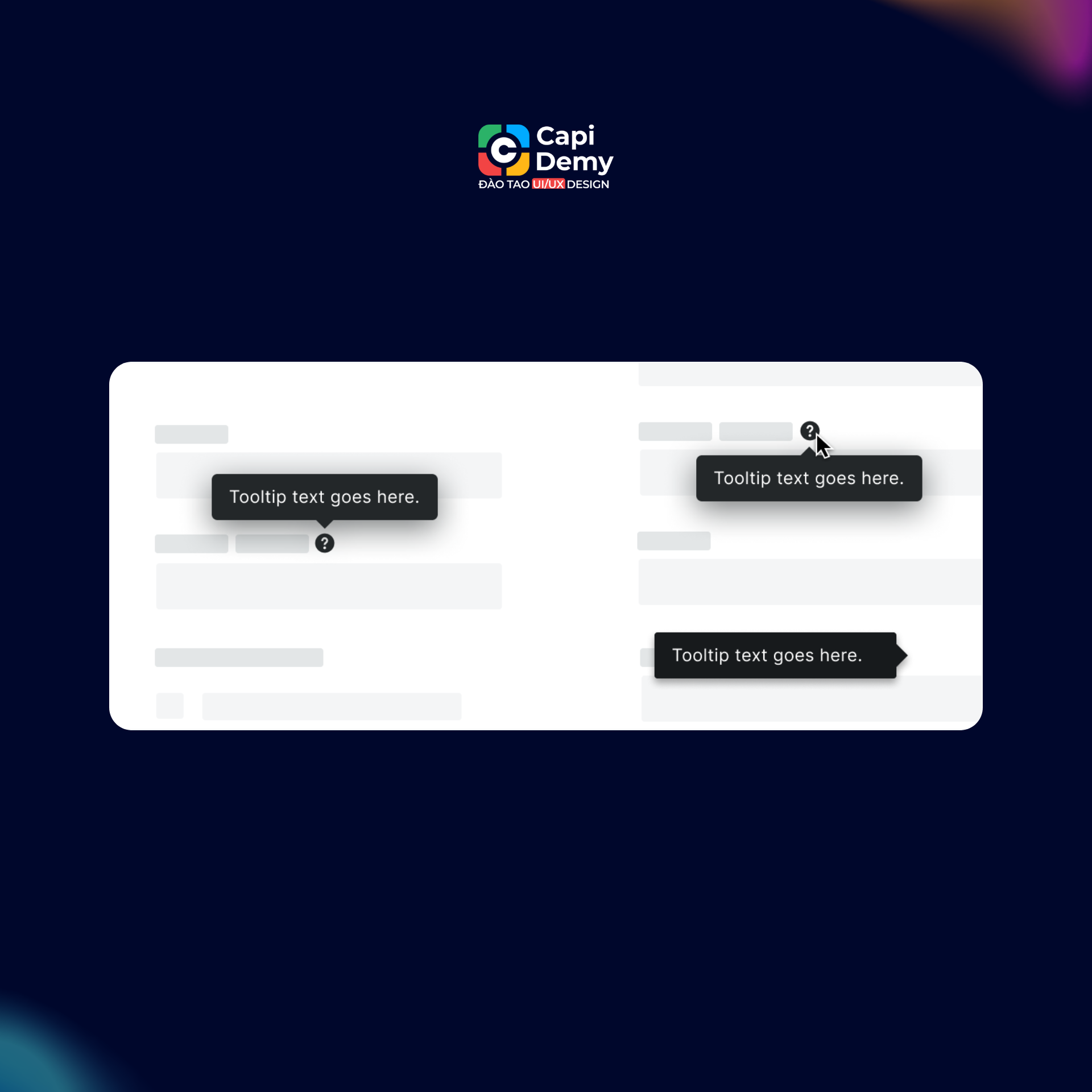 Tooltips trong thiết kế UI