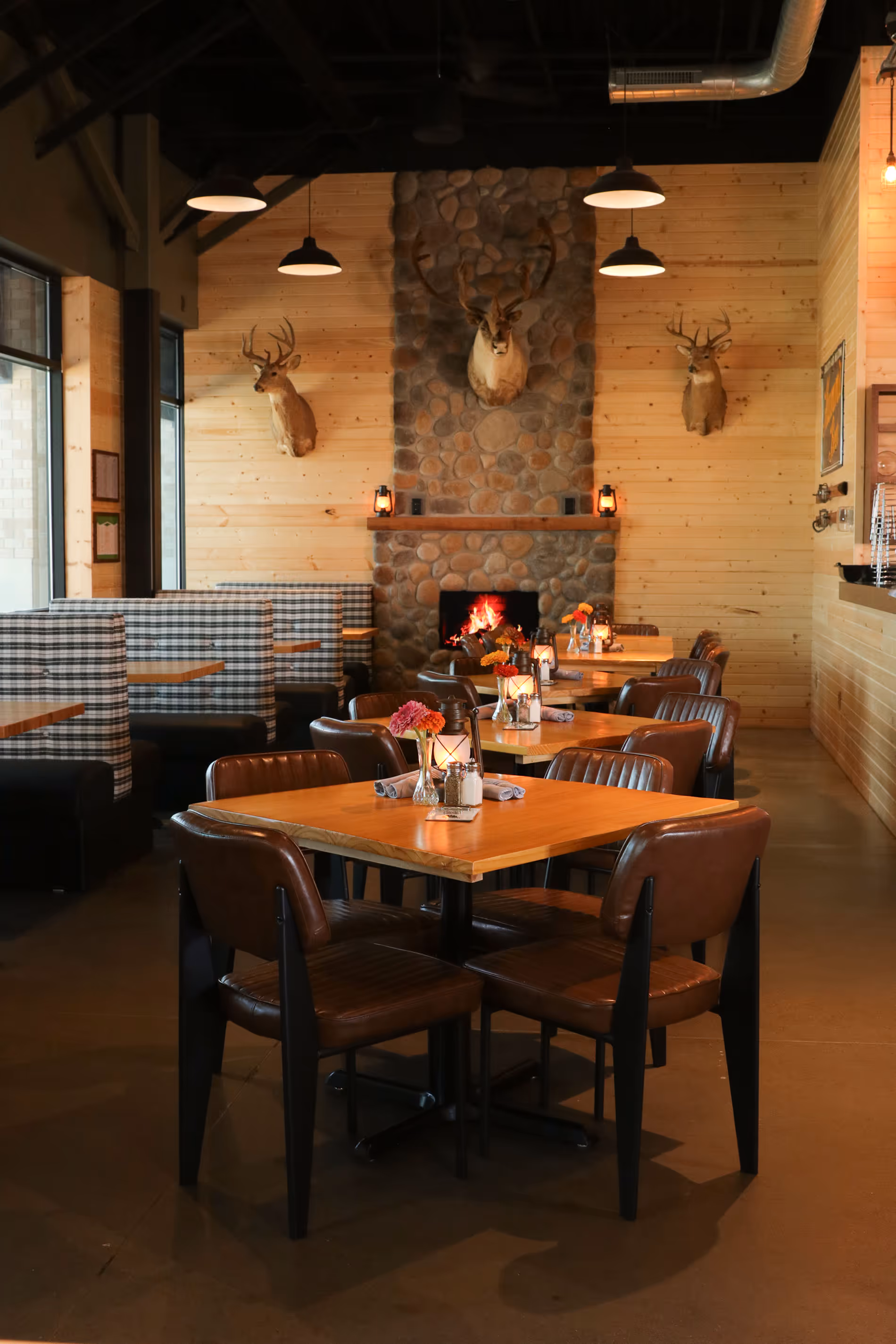 minimalist craft brewery facade