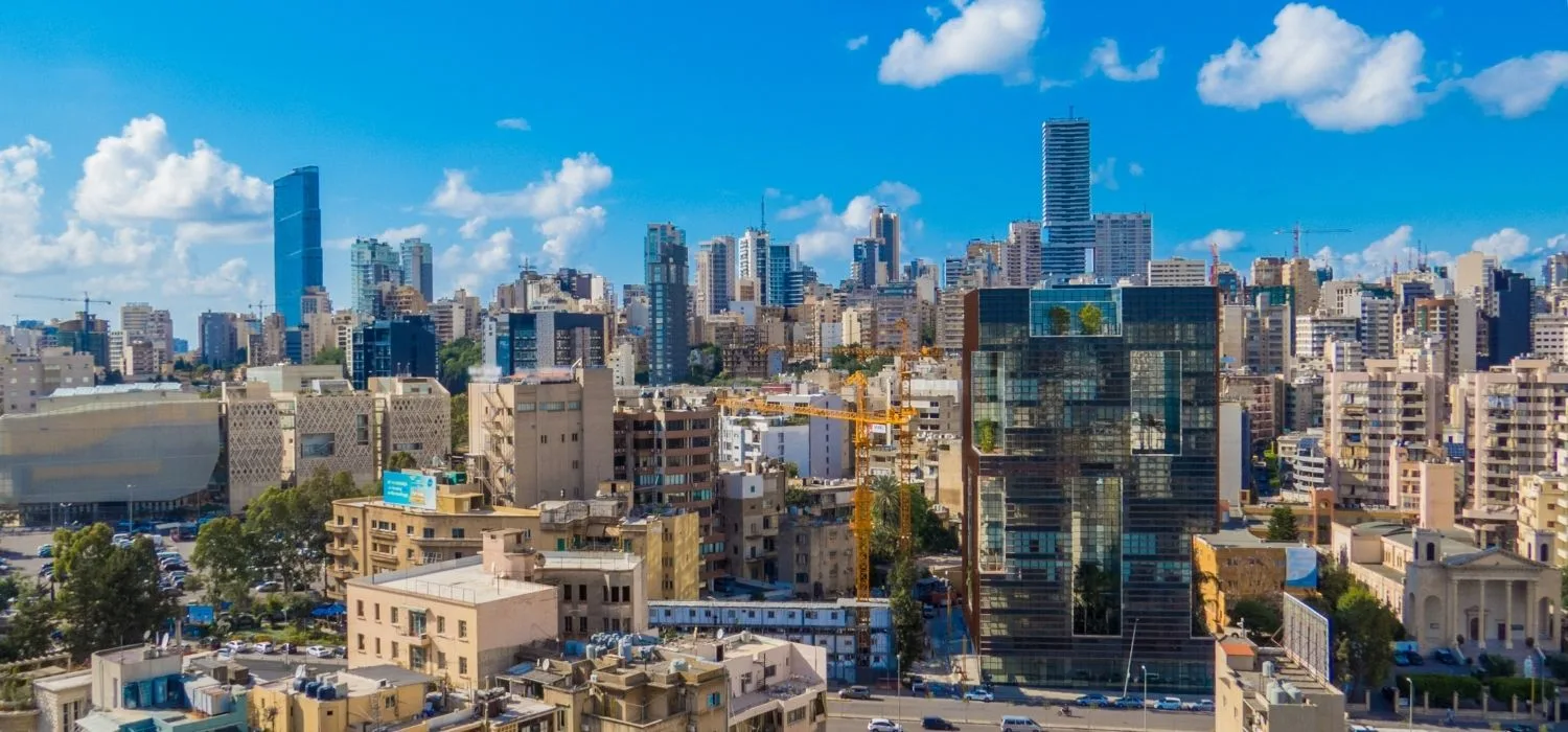 Beruit, business district in Lebanon