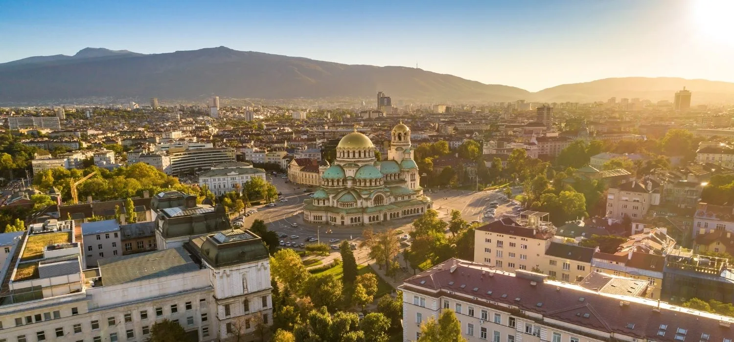 Sofia, the business and financial hub of Bulgaria