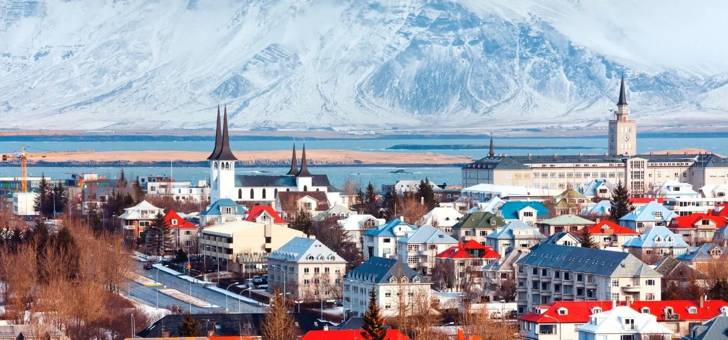 Citscape of Reykjavîk, Iceland