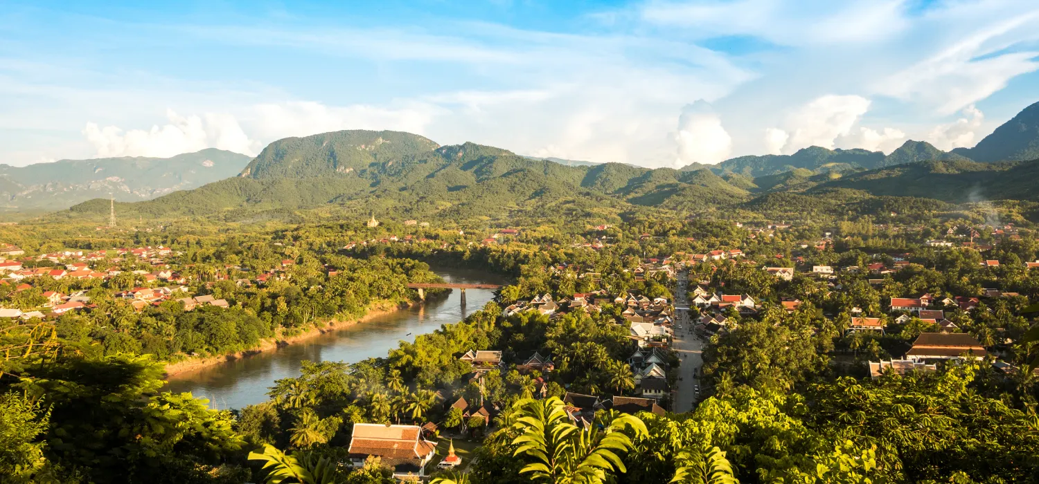 View of Luang Prabang, Laos