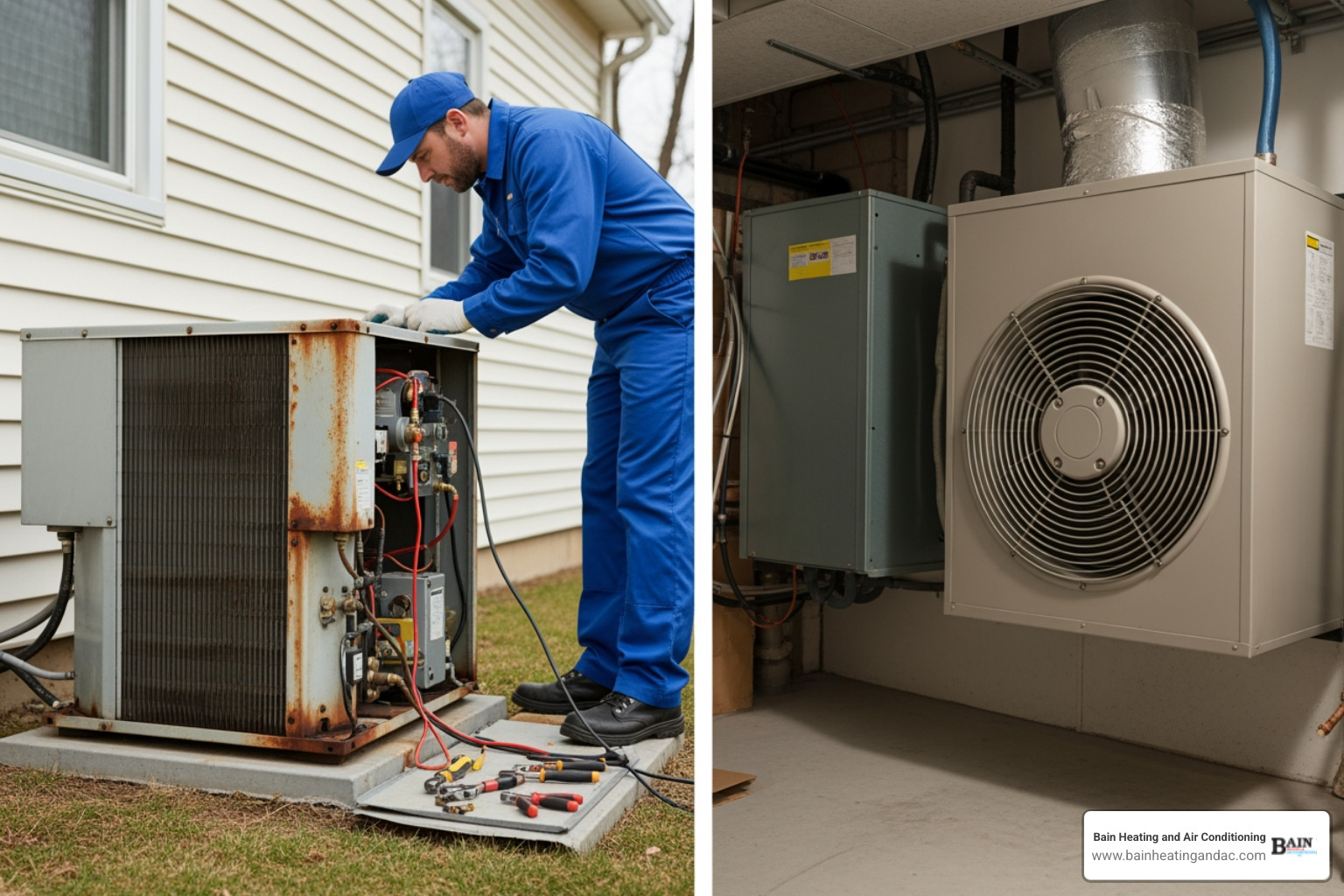 Can you recommend some top-rated companies for a full hvac unit repair? My system is getting old.