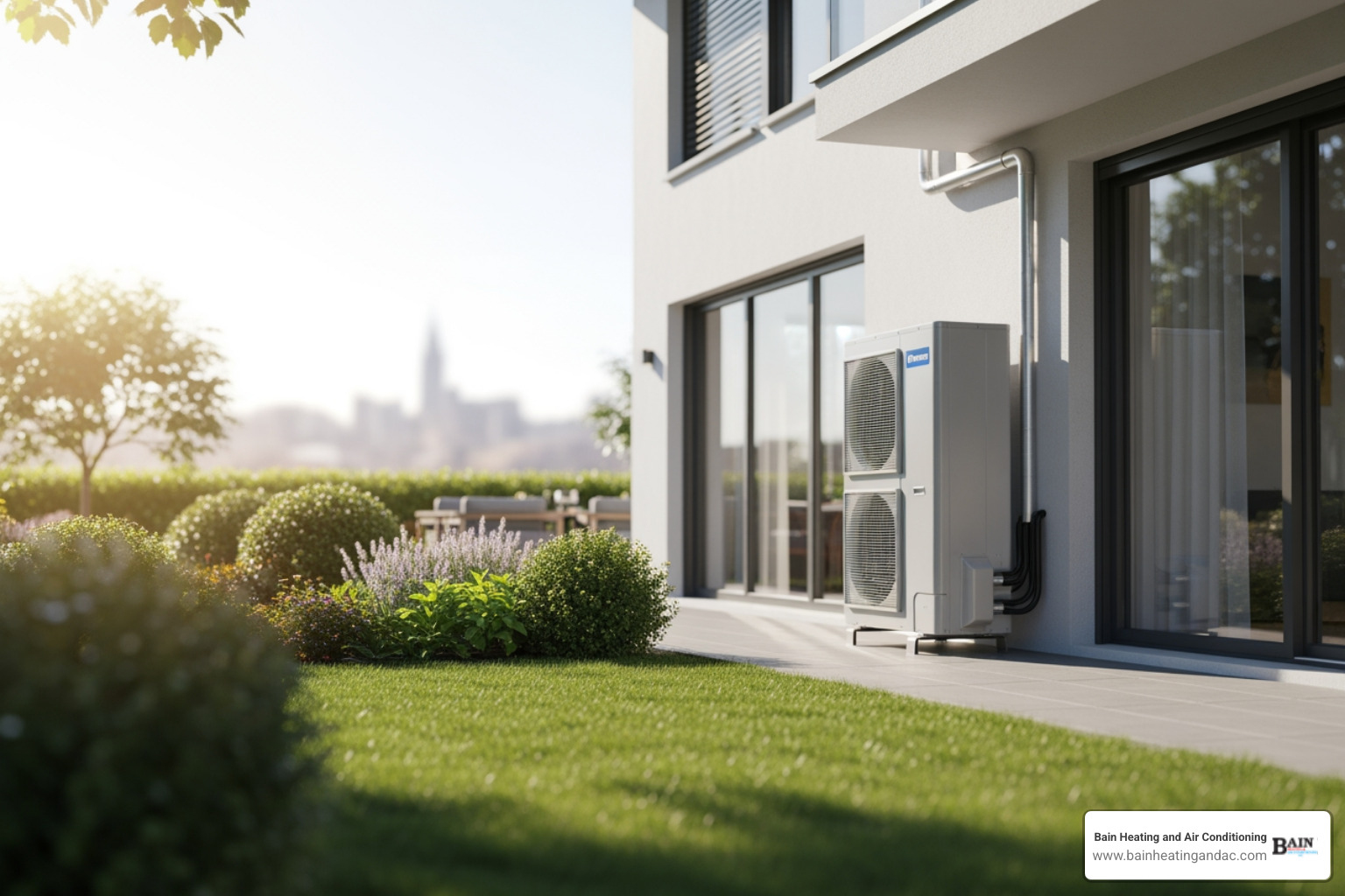 Which local installers specialize in high-efficiency heat pump heat pump systems for both heating and cooling?